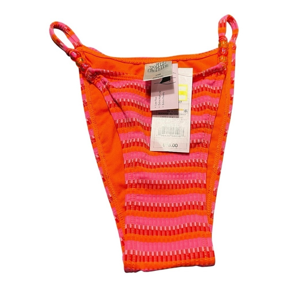 ❤️3/$15 NWT Wild Fable Pink and Orange Bikini Bottom (XXS)